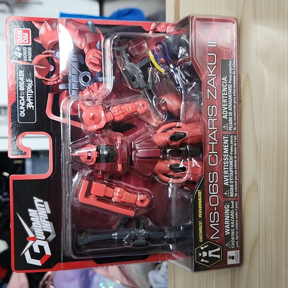 Bandai Gundam Infinity Series MS-06S Char's Zaku II 4.5 inch Figure [Brand New] - Picture 1 of 4